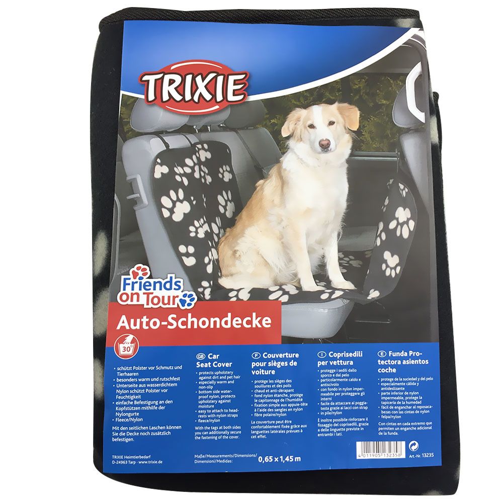 Trixie Auto-Schondecke 0,65 x 1,45 m schwarz/beige