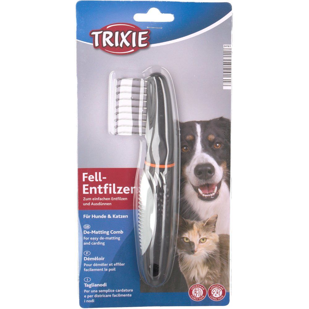 Trixie Fell-Entfilzer, gebogene Zinken