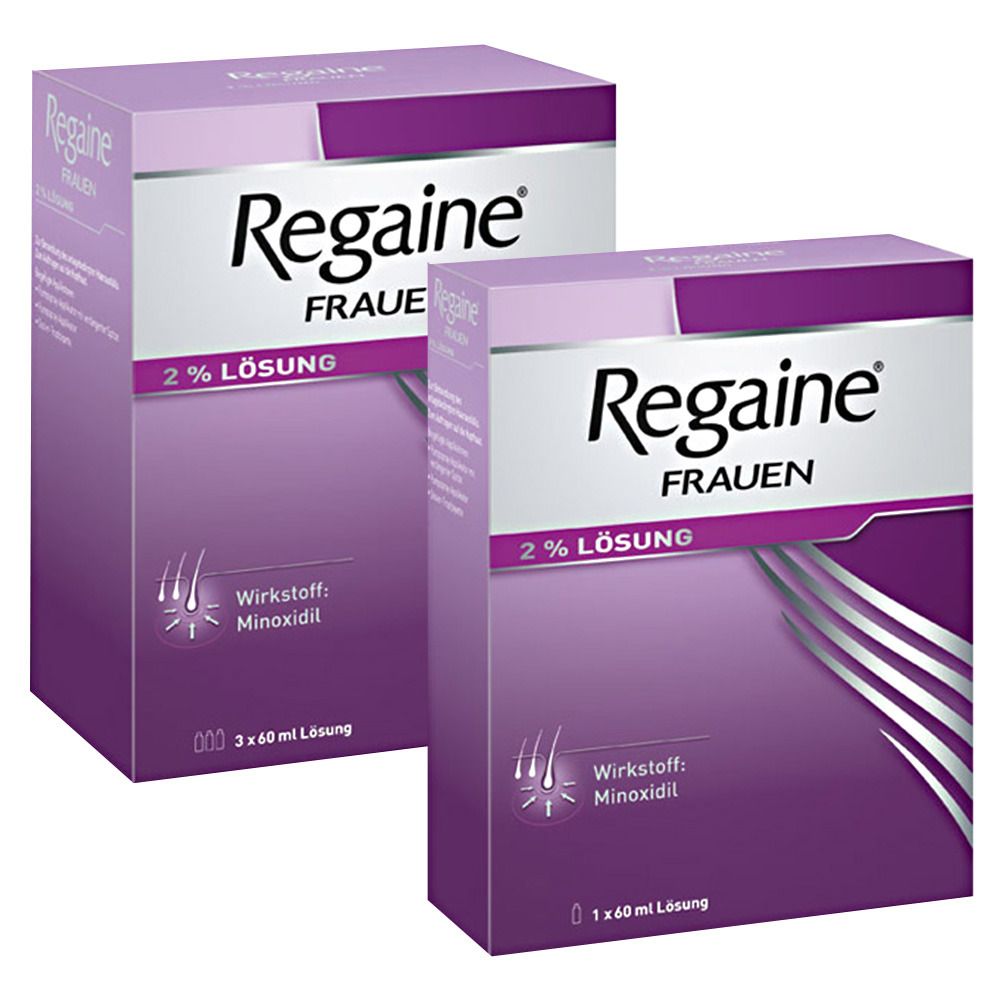 Regaine® Frauen Lösung 4 Monats-Vorrat mit Minoxidil - Jetzt 10% sparen mit regaine2024