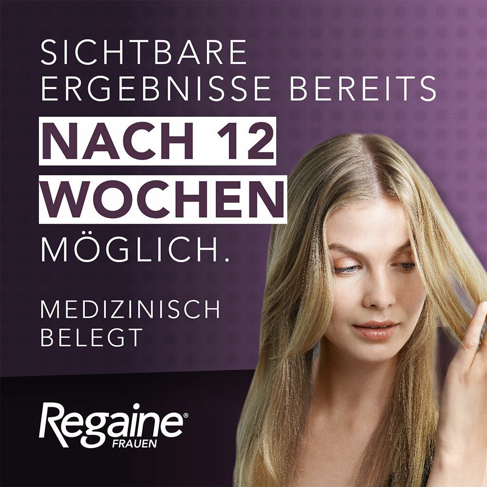 Regaine® Frauen Lösung mit 2% Minoxidil 6 Monats-Vorrat - Jetzt 10% mit dem Code regaine2024 sparen¹