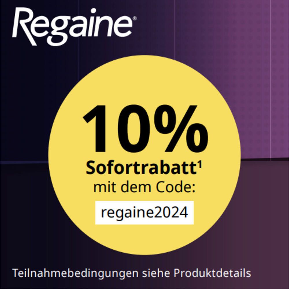 Regaine® Männer Schaum 6 Monats-Vorrat - Jetzt 10% mit dem Code regaine2024 sparen¹