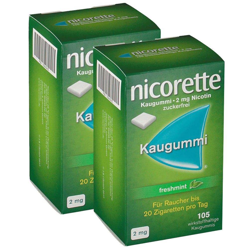 nicorette® Kaugummi freshmint 2 mg
