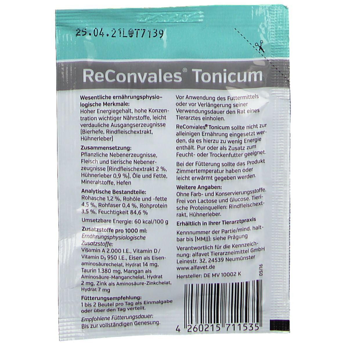 ReConvales® Tonicum für Katzen