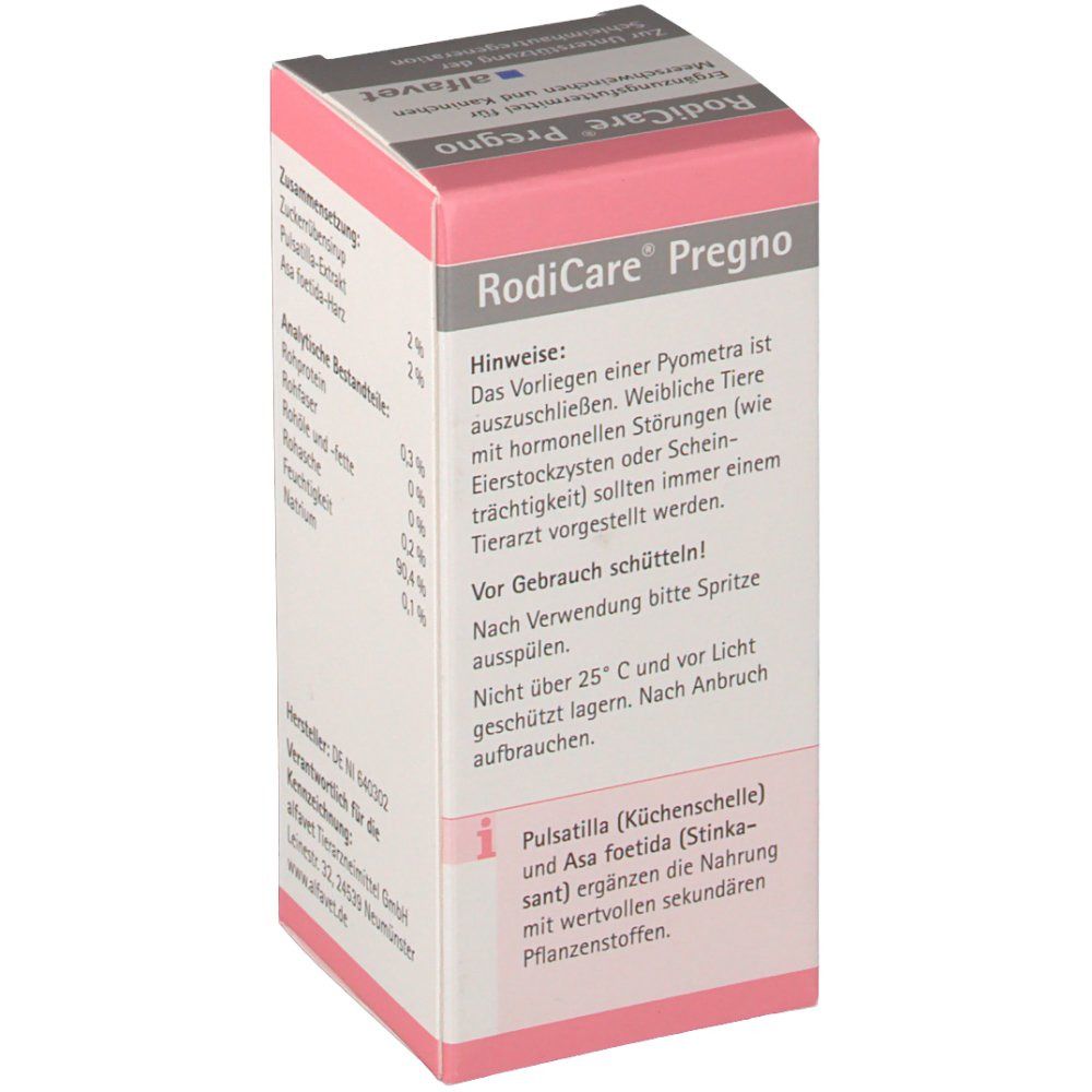 RodiCare® pregno für Meerschweinchen und Kaninchen