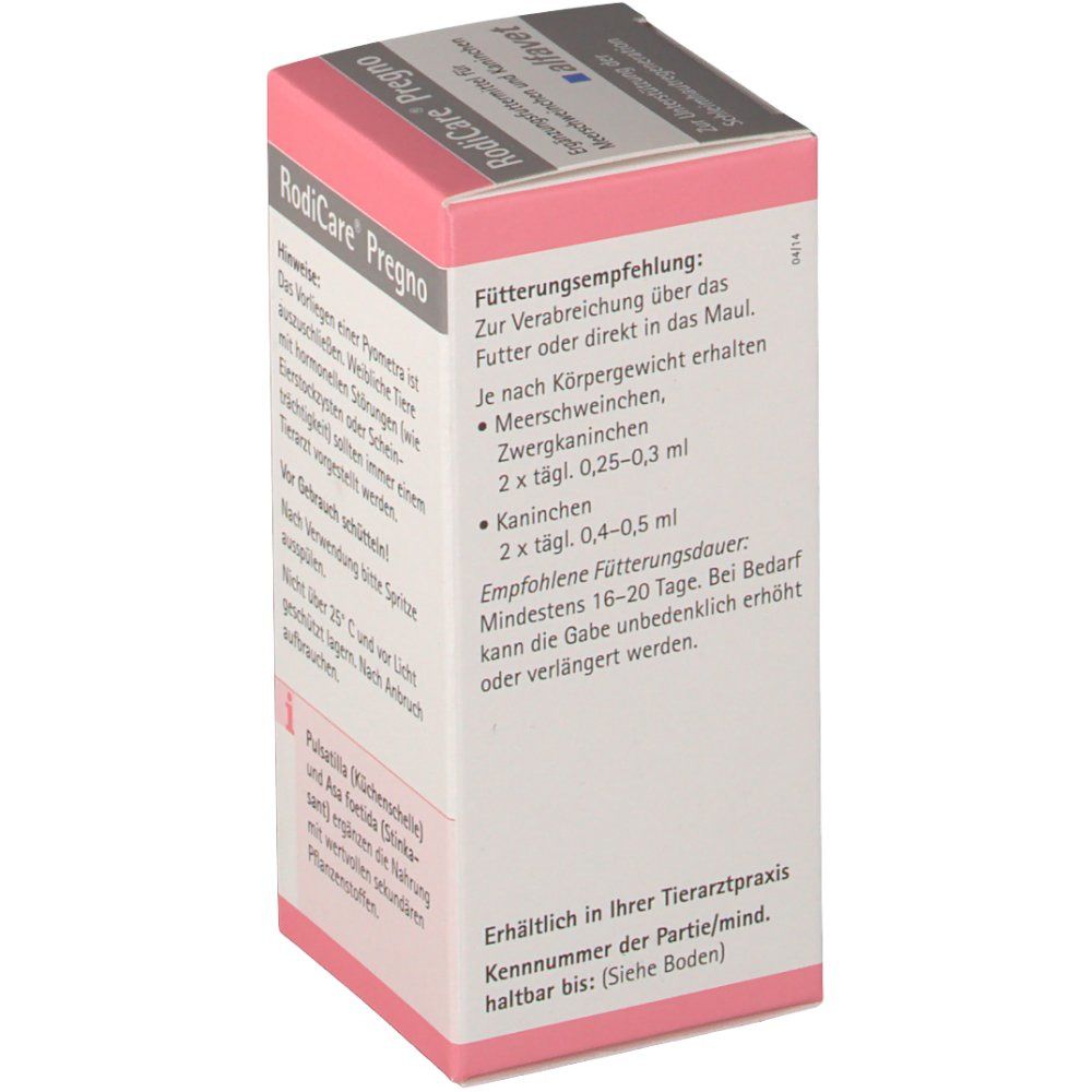 RodiCare® pregno für Meerschweinchen und Kaninchen