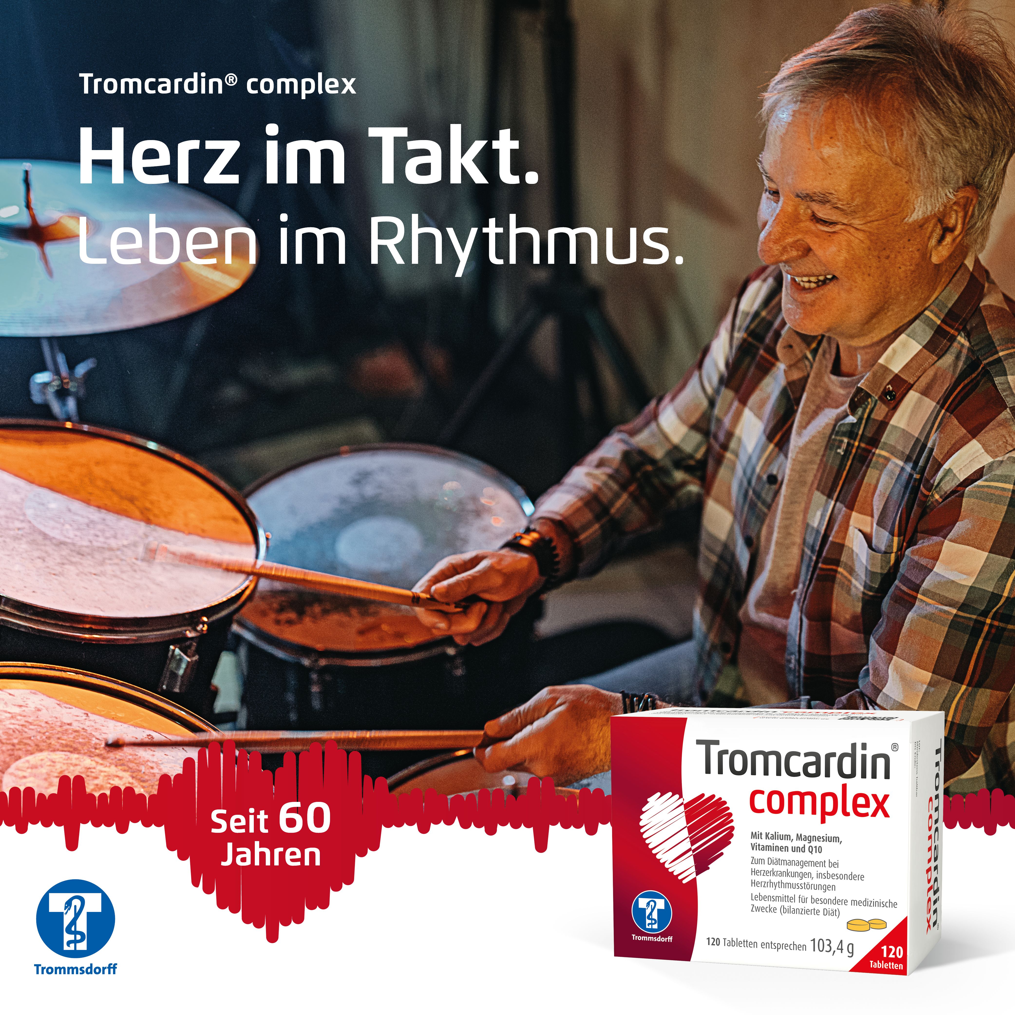 Tromcardin complex Twin-Set Herz im Takt