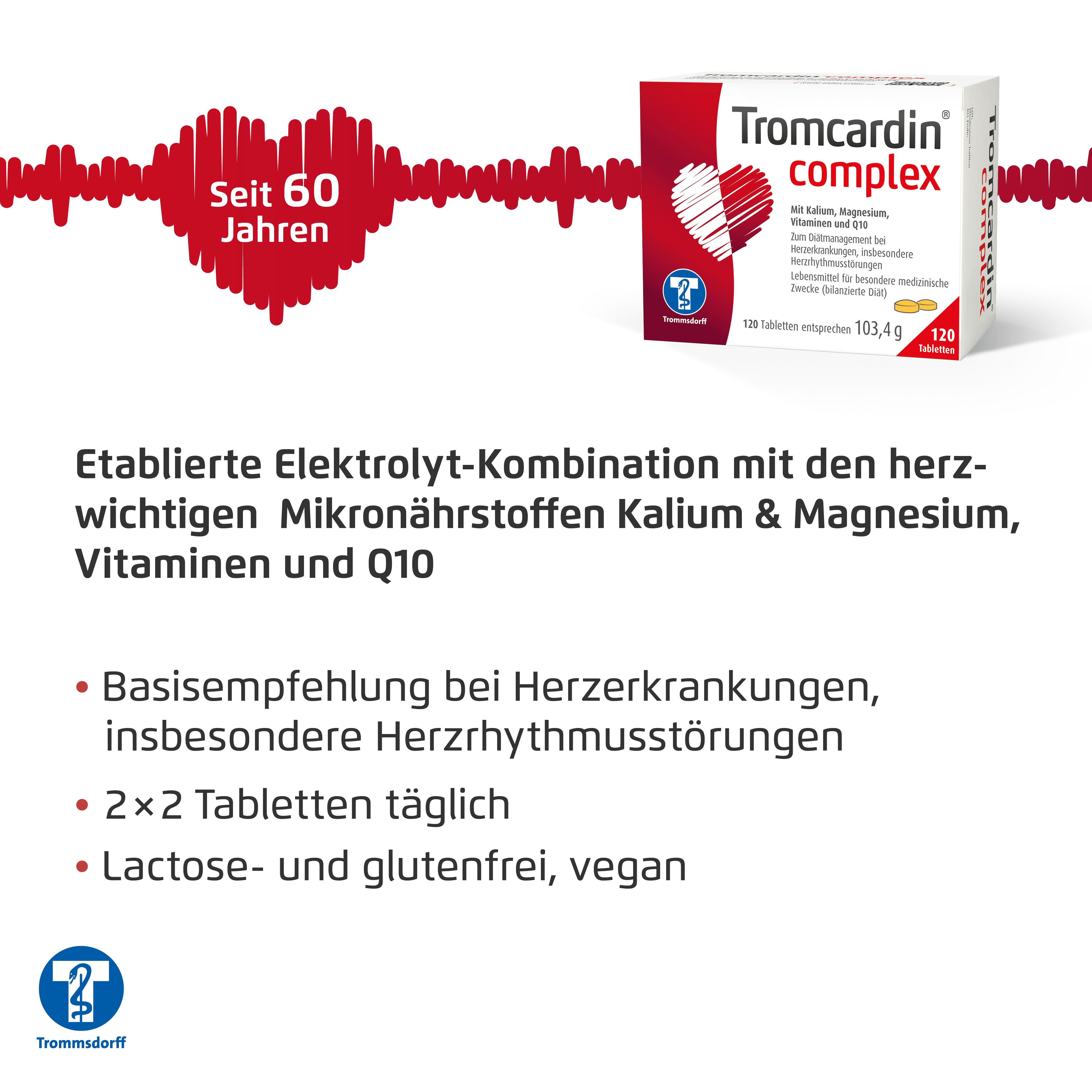 Tromcardin complex Twin-Set Herz im Takt