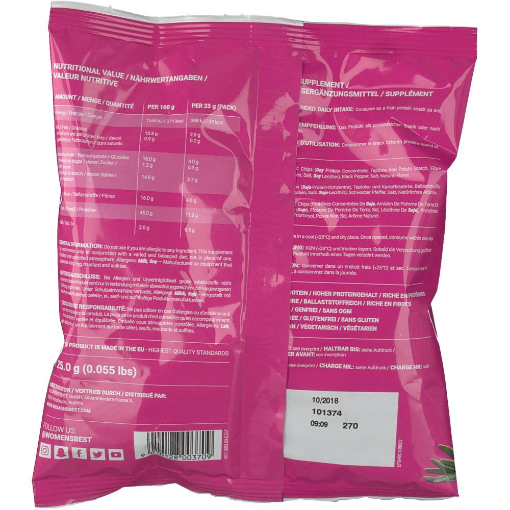 WOMENS BEST - Protein Chips - Salt/Pepper