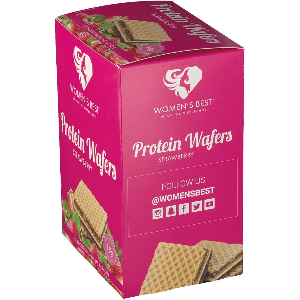WOMEN'S BEST - Protein Waffeln - Erdbeere