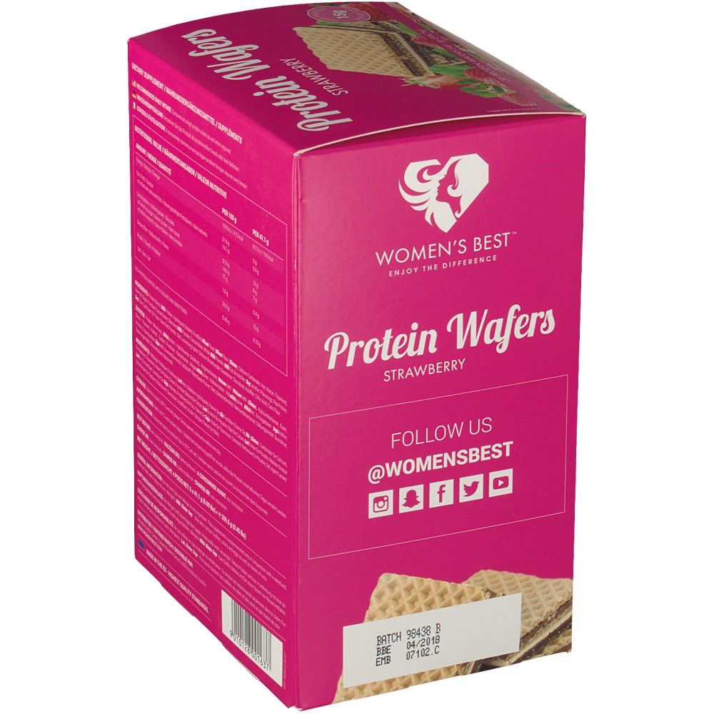 WOMEN'S BEST - Protein Waffeln - Erdbeere