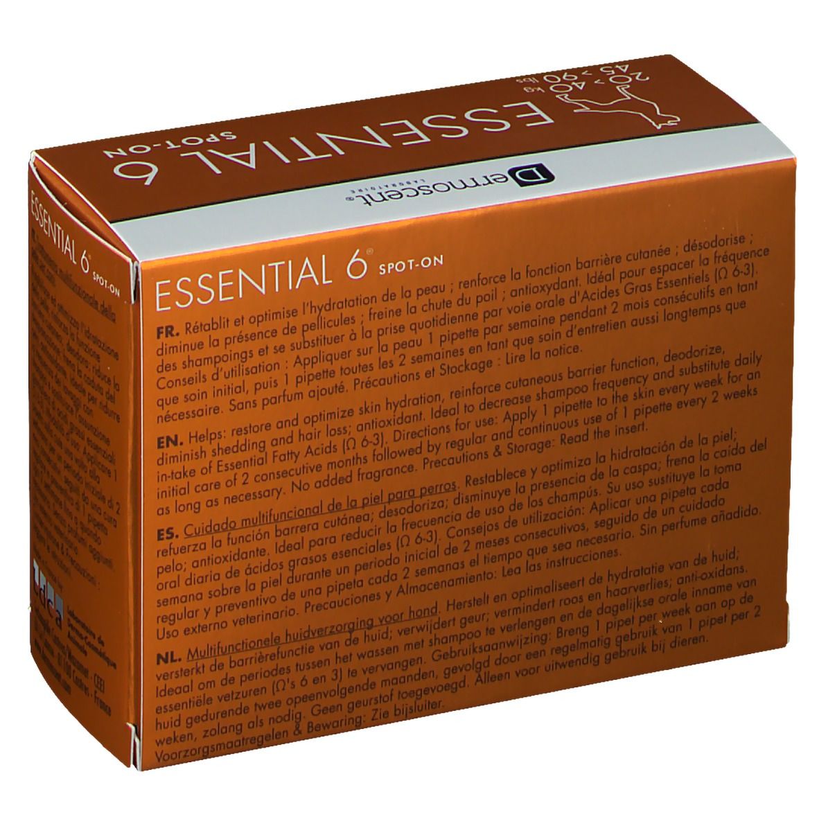 Essential 6® spot-on Hund 20-40kg