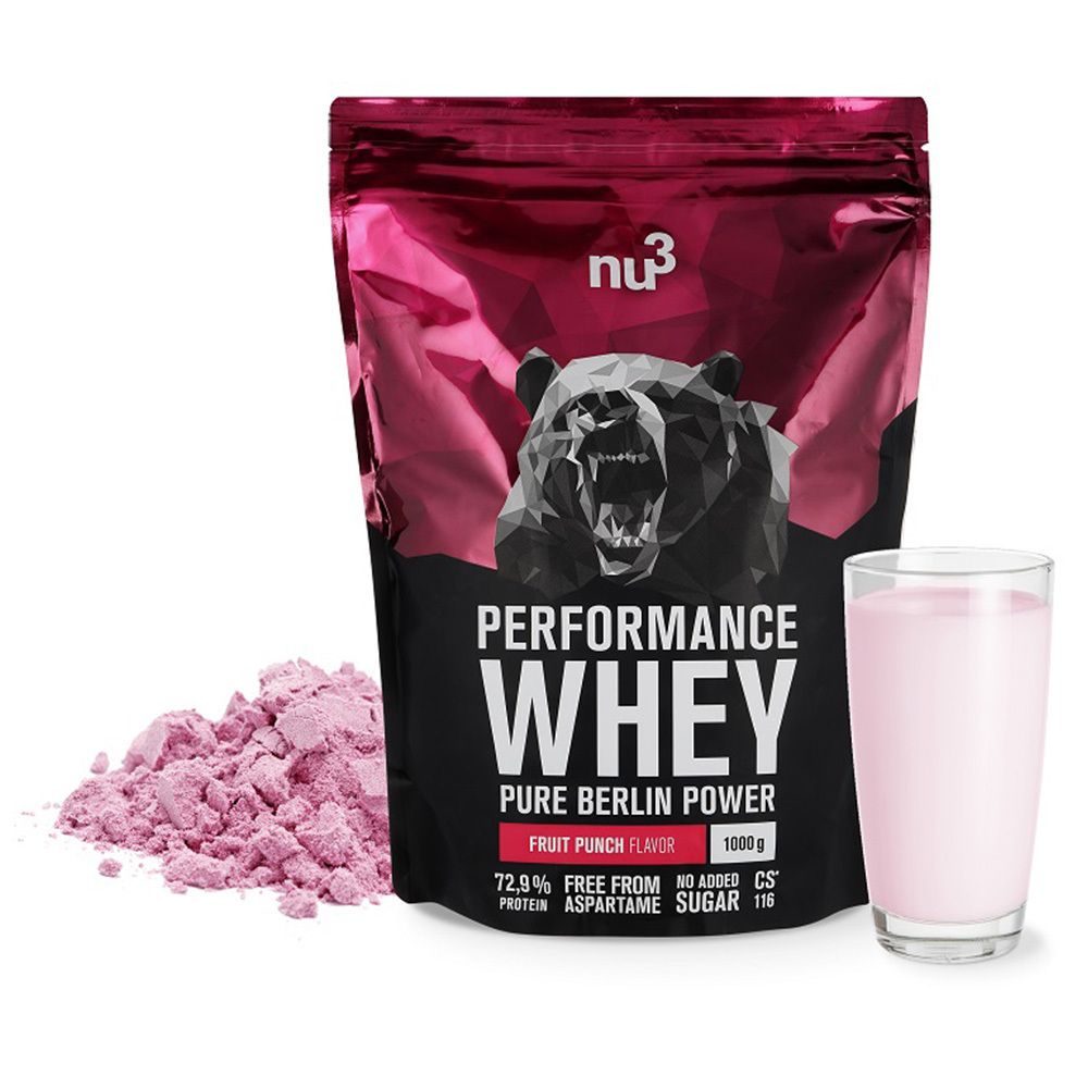 Nu Performance Whey Fruit Punch Proteinpulver G Shop Apotheke