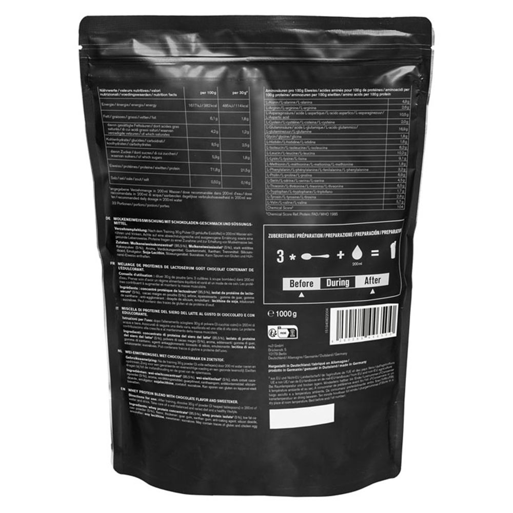 nu3 Performance Whey, Schokolade, Pulver 1000 g