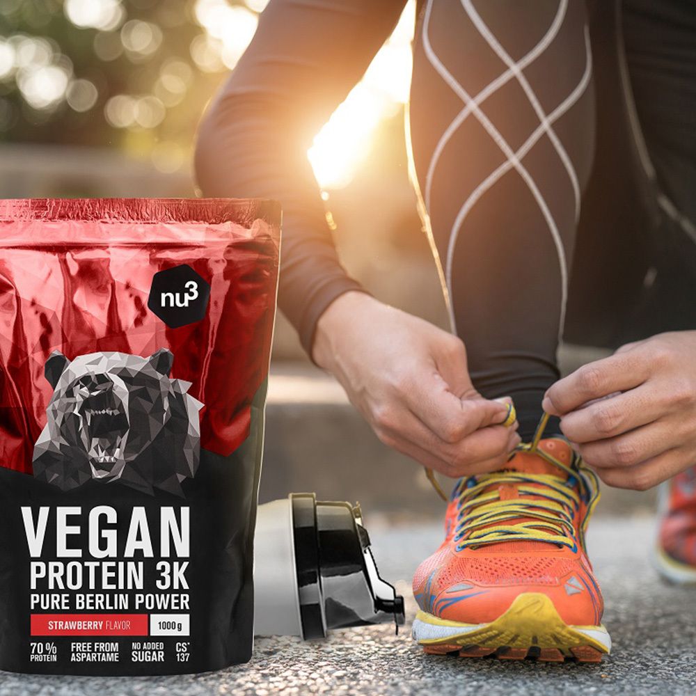 nu3 Vegan Protein 3K Shake, Erdbeere