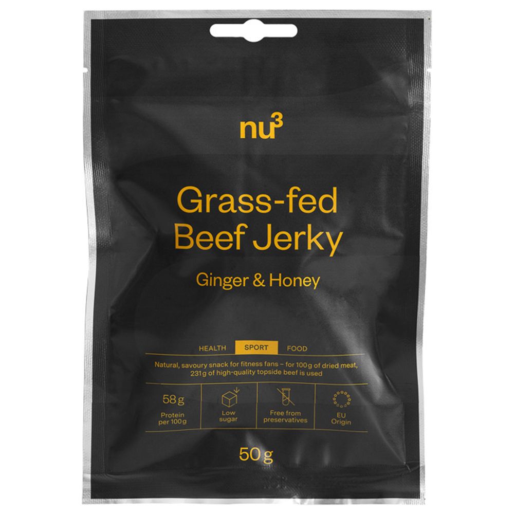 nu3 Beef Jerky, gingembre-miel
