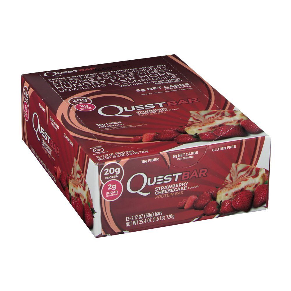 Quest Nutrition Quest Bar Strawberry Cheesecake