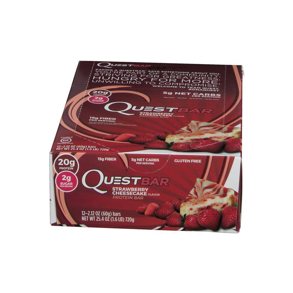 Quest Nutrition Quest Bar Strawberry Cheesecake
