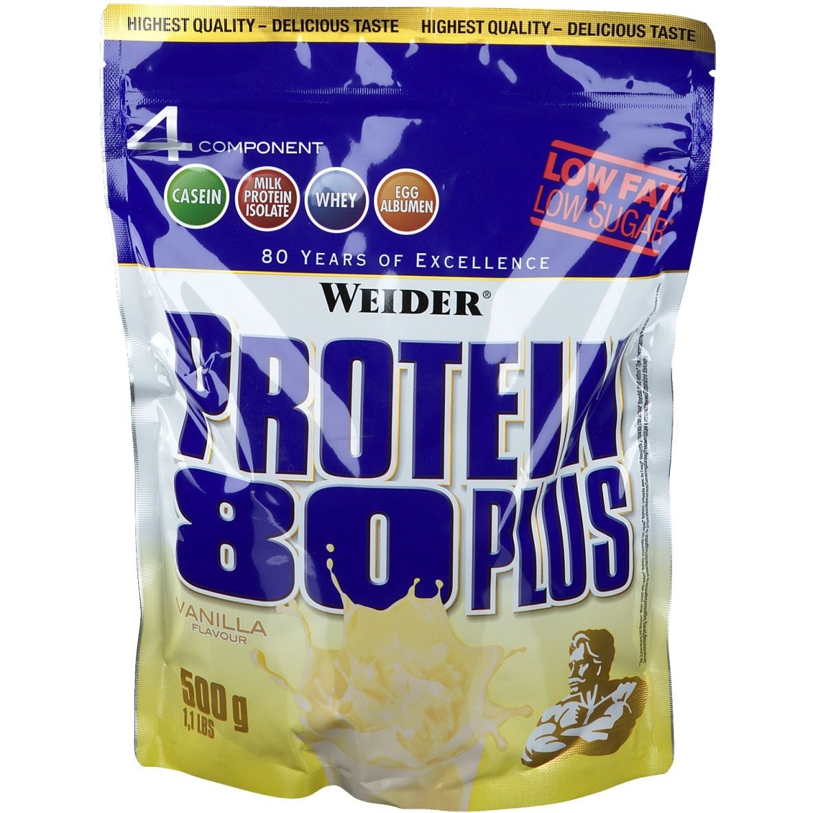 Weider Protein 80 Plus, Vanille, Pulver