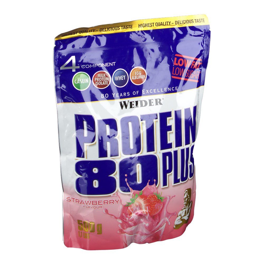Weider Protein 80 Plus, Erdbeere, Pulver