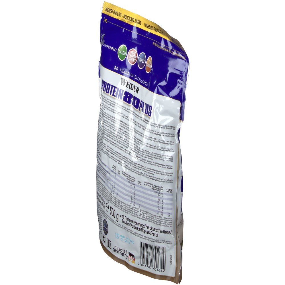 Weider Protein 80 Plus, Cappuccino, Pulver