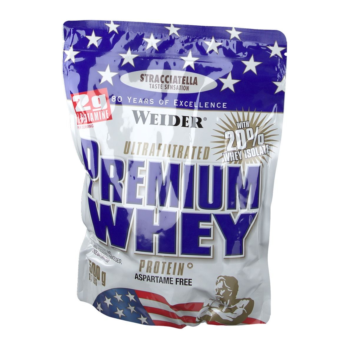 Weider Premium Whey, Stracciatella, Pulver