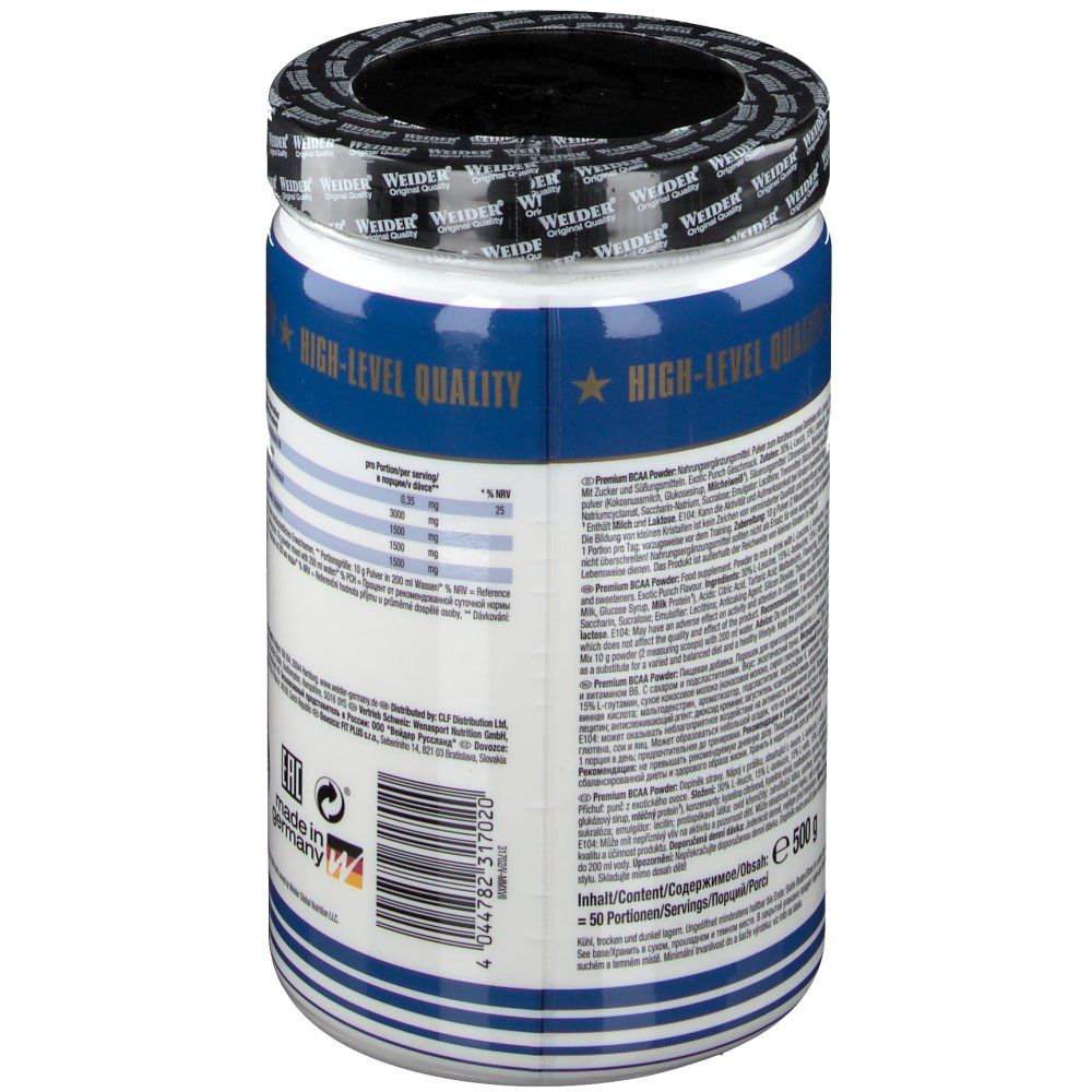 Weider Premium BCAA, Exotic Punch, Pulver
