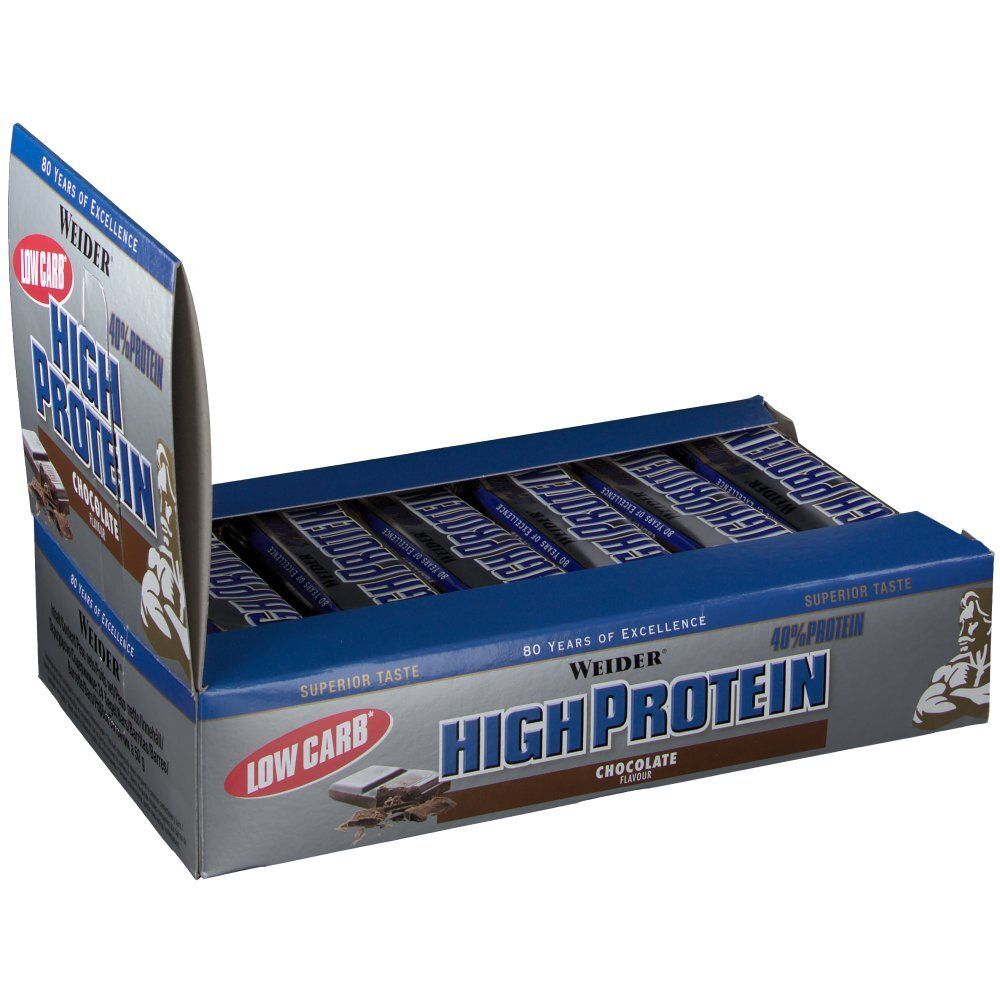 Weider 40 % High Protein Low Carb, Schokolade, Riegel