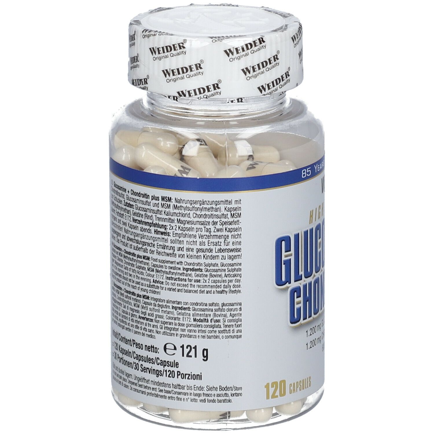 Weider Glucosamine Chondroitin + MSM 120 St Kapseln