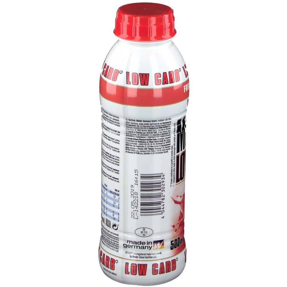 Weider Muscle Low Carb Drink, Erdbeere