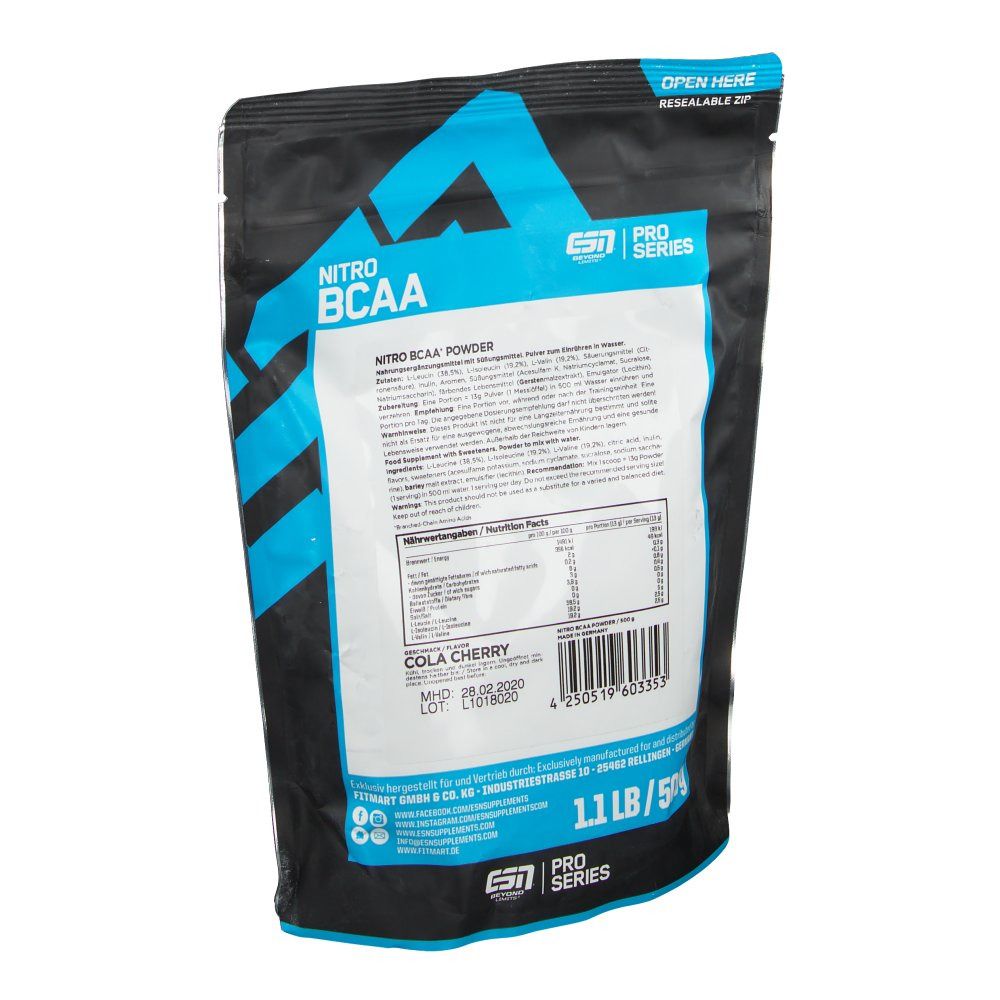 ESN Nitro BCAA, Cola-Kirsch, Pulver