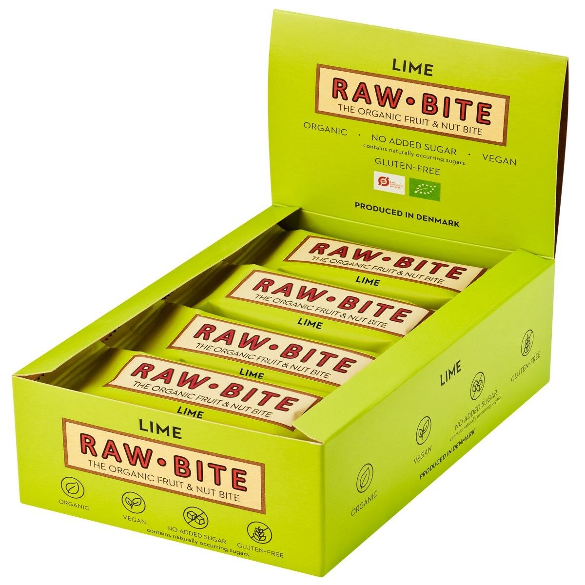 RAW Bite Bio Barres Citron vert épicé