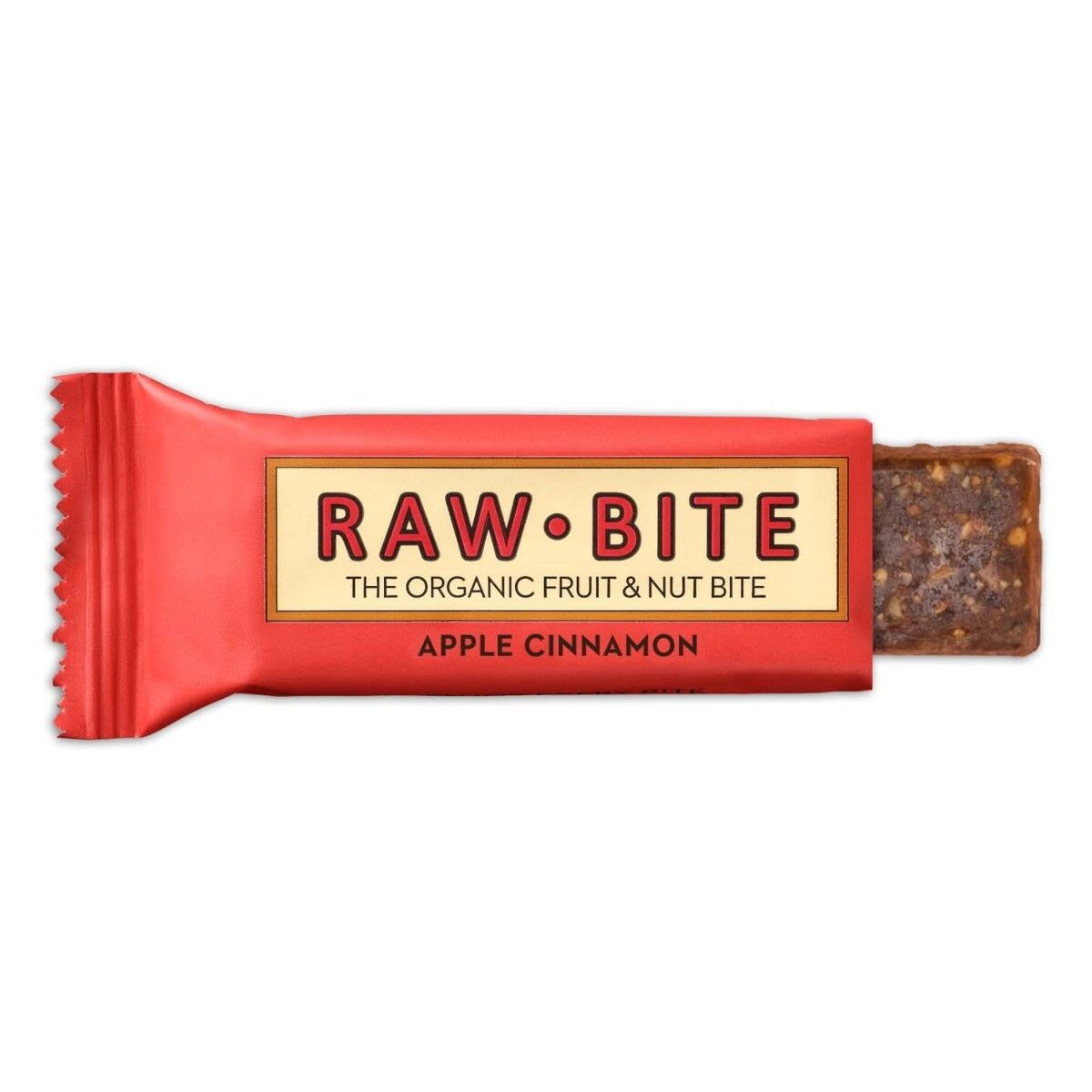 Rawbite Bio Riegel, Apfel-Zimt 12x50 g Riegel