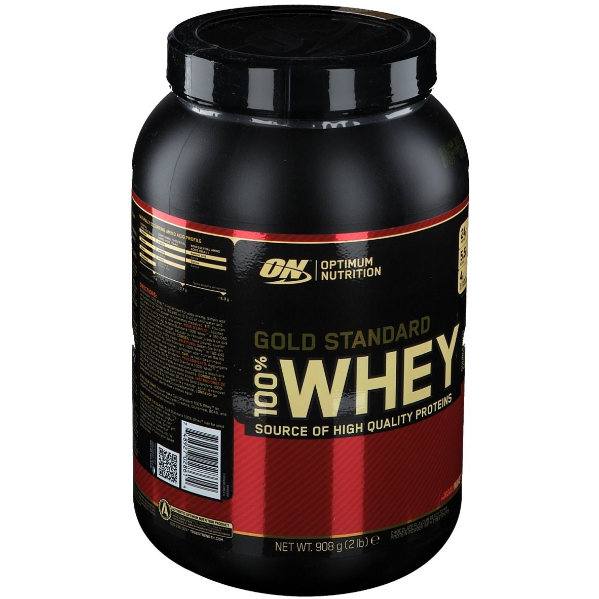 Optimum Nutrition 100 Whey Gold Standard Double Rich Chocolate Pulver 908 G Shop Apothekeat 9067