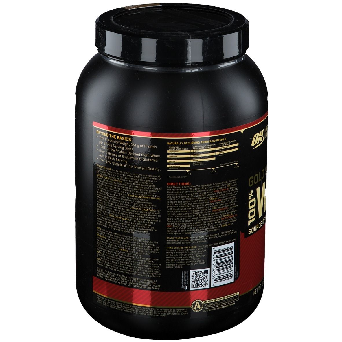 Optimum Nutrition 100 Whey Gold Standard Double Rich Chocolate