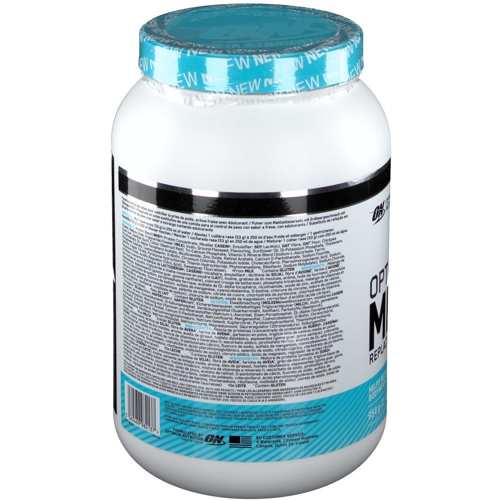 Optimum Nutrition Opti-Lean Meal Replacement, Erdbeere, Pulver
