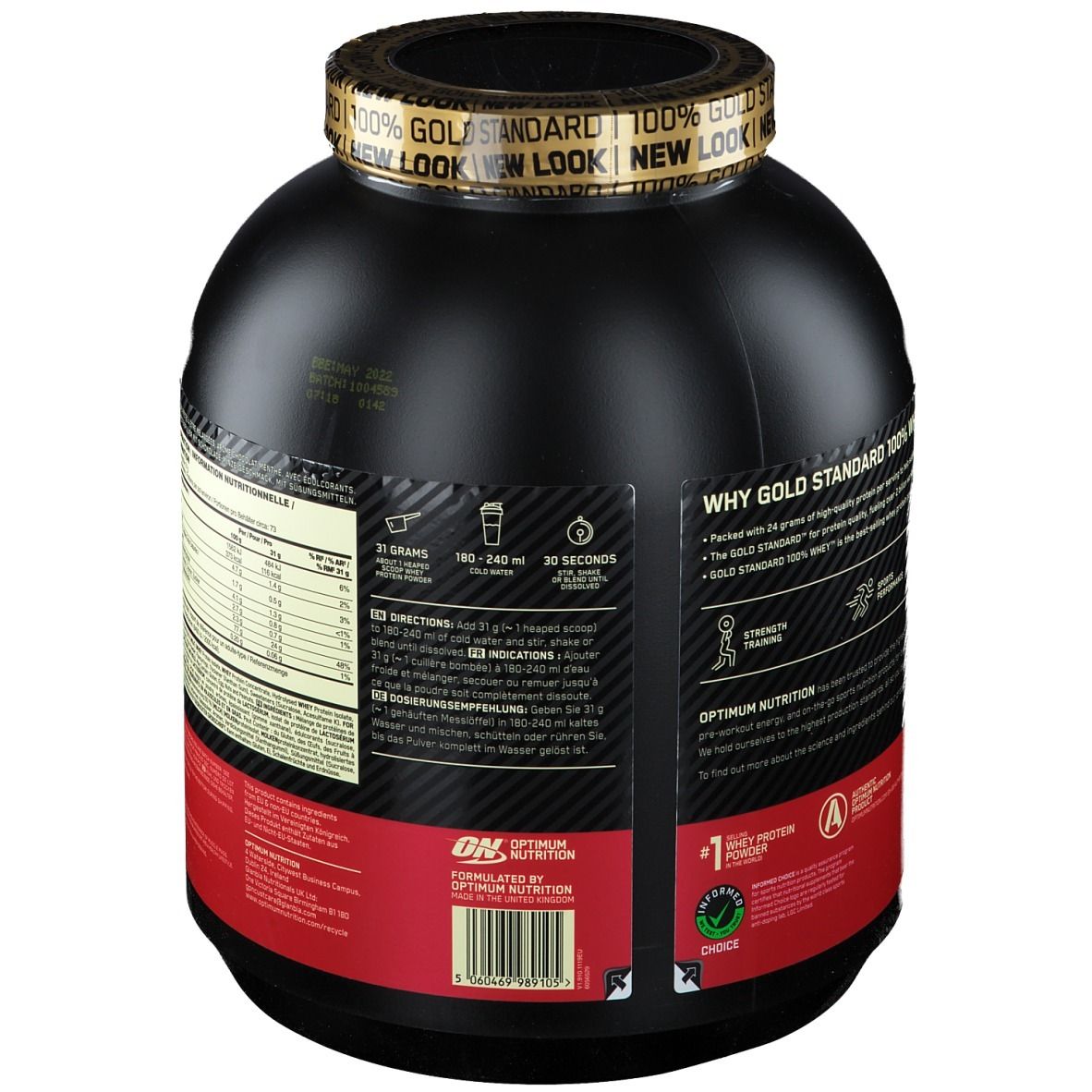 Optimum Nutrition 100 Whey Gold Standard Chocolate Mint 2260 g shopapotheke.at