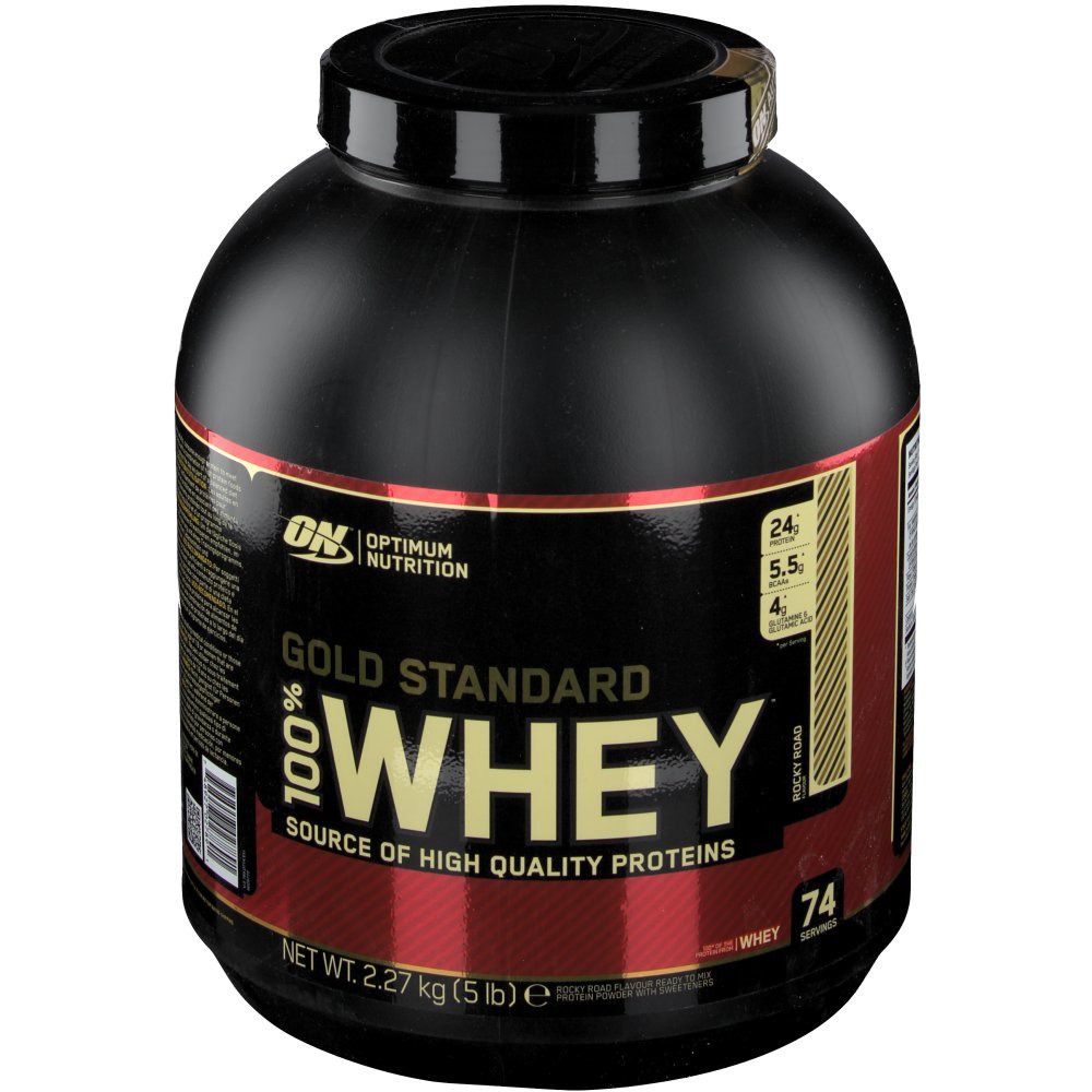 Optimum Nutrition 100 % Whey Gold Standard, Rocky Road, Pulver