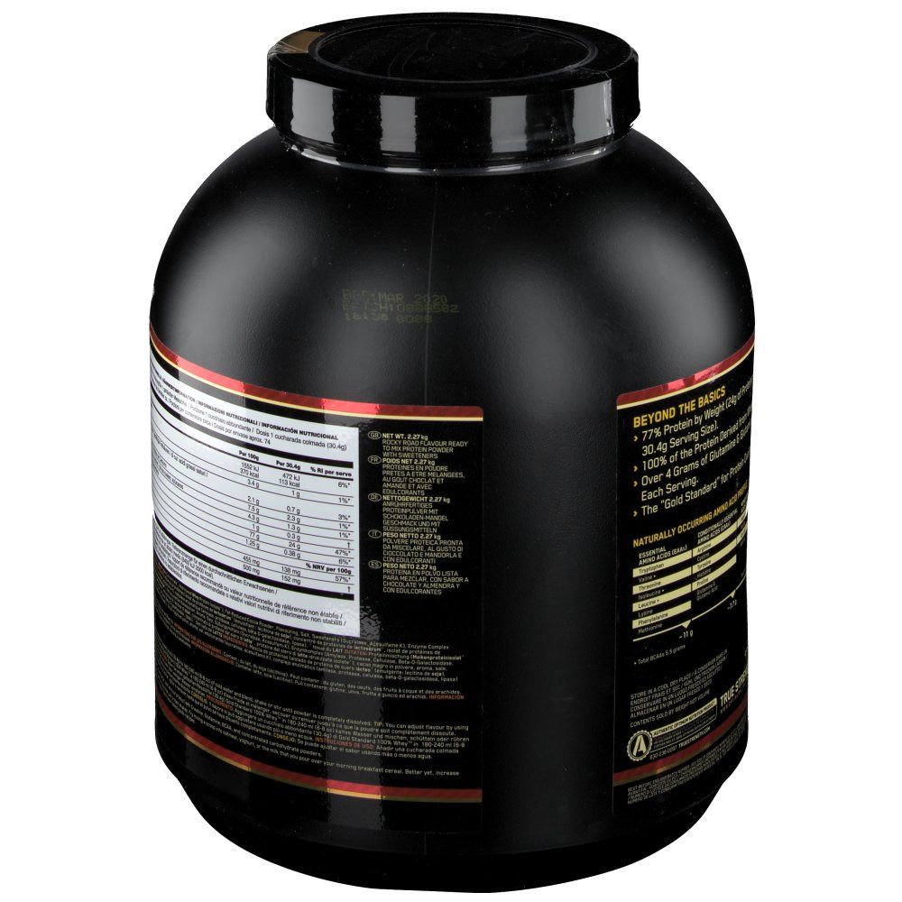 Optimum Nutrition 100 % Whey Gold Standard, Rocky Road, Pulver