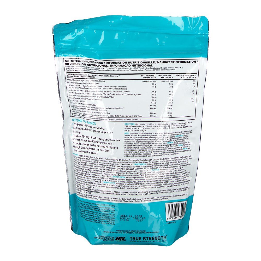 Optimum Nutrition Lean Whey, Erdbeere, Pulver