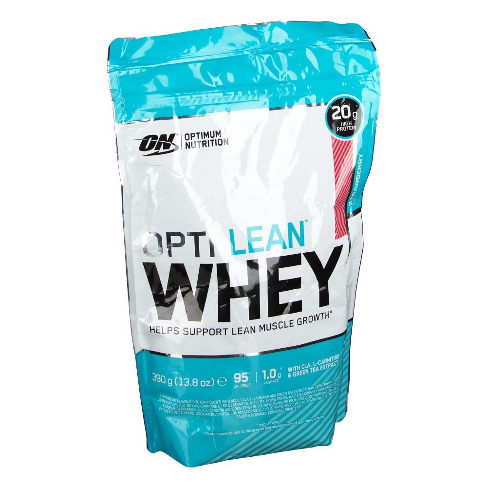 Optimum Nutrition Lean Whey, Erdbeere, Pulver