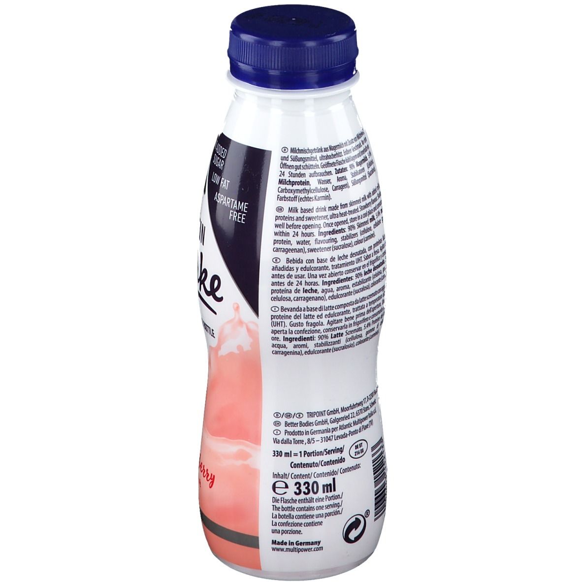 Multipower Protein Shake, Erdbeere