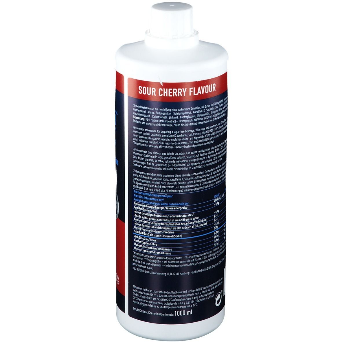 Multipower Fit Active Drink Concentrate, Sauerkirsche