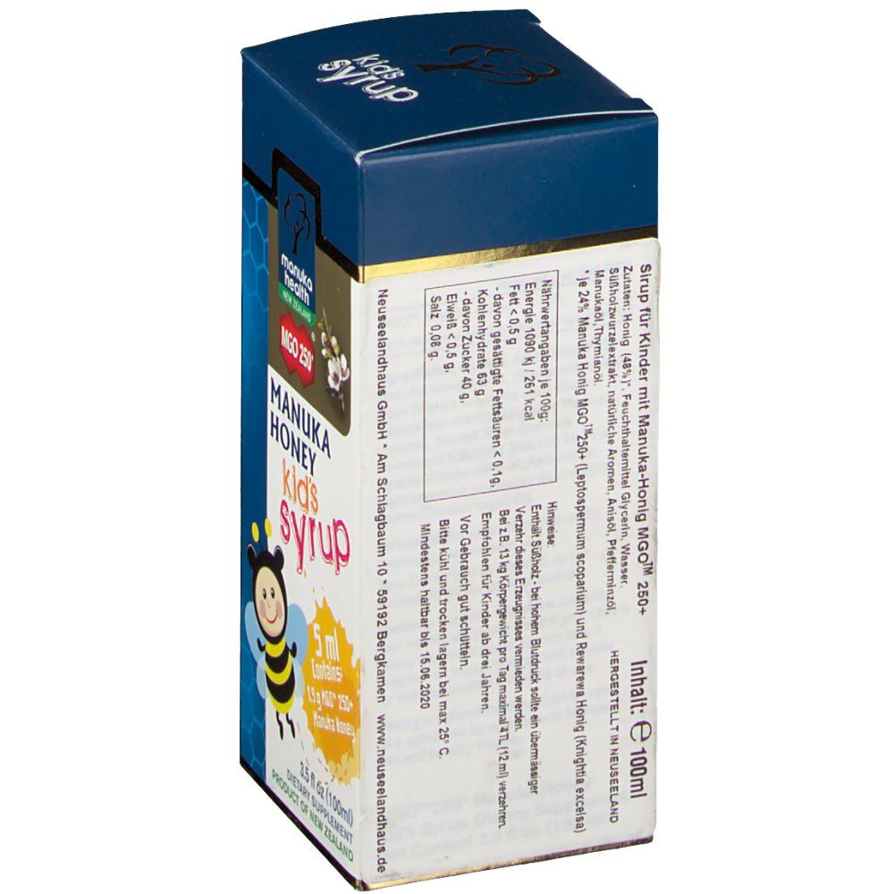 manuka health Manuka-Honig MGO 250+ Kids-Sirup