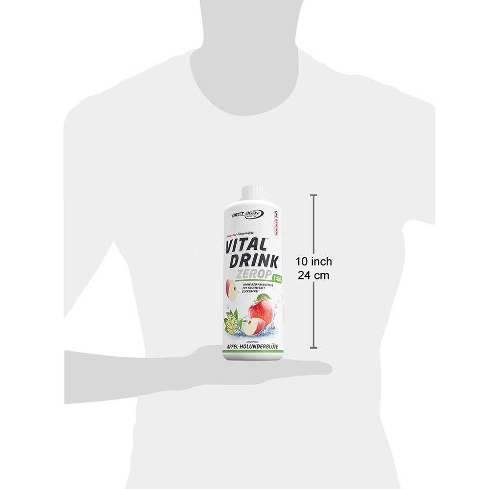 Best Body Nutrition Low Carb Vital Drink, Apfel-Holunderblüte