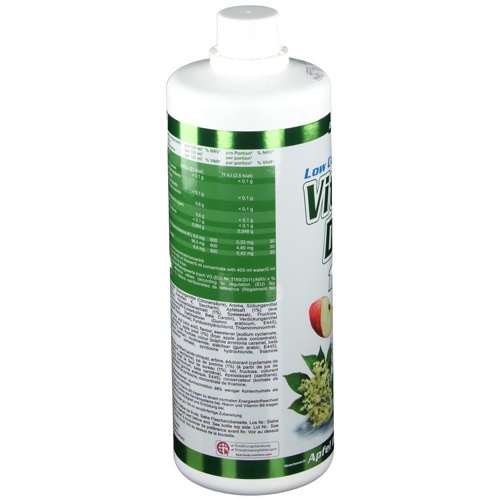 Best Body Nutrition Low Carb Vital Drink, Apfel-Holunderblüte