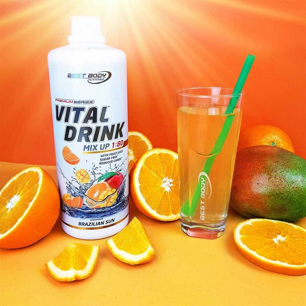 Best Body Nutrition Low Carb Vital Drink, Brazilian Sun