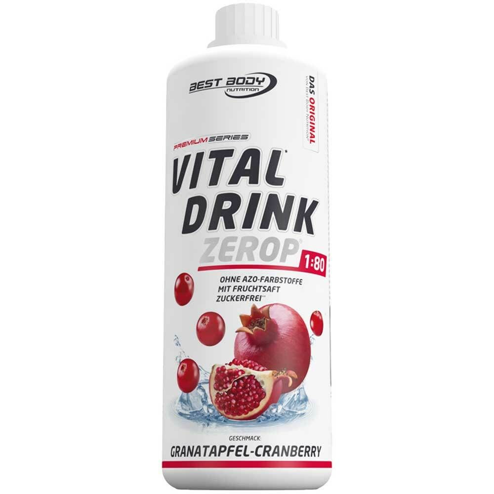 Best Body Nutrition Low Carb Vital Drink Granatapfel-Cranberry
