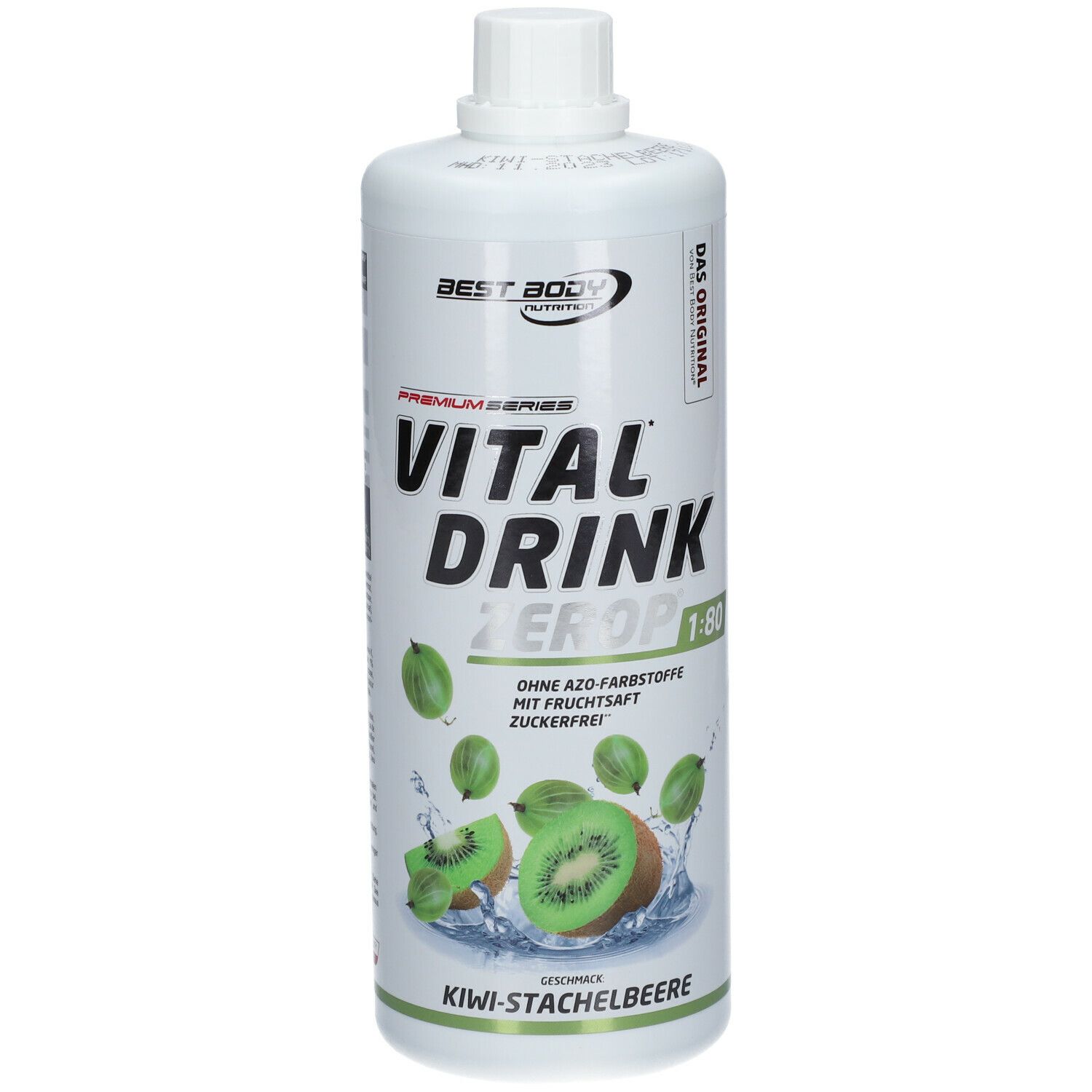 Best Body Nutrition Low Carb Vital Drink, KiwiStachelbeere 1000 ml