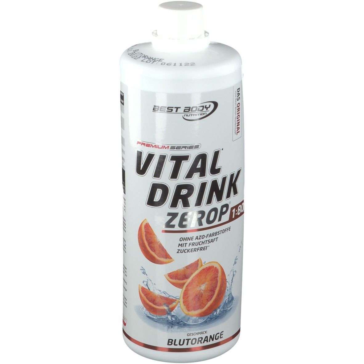 Best Body Nutrition Low Carb Vital Drink, Blutorange