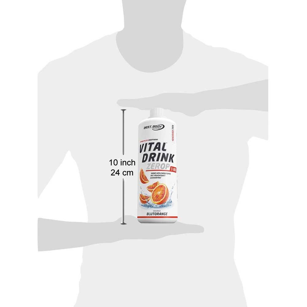 Best Body Nutrition Low Carb Vital Drink, Blutorange